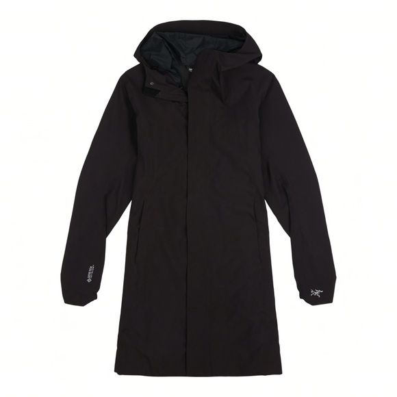 Arc’teryx - Small - Women’s- Gore-Tex long black rain jacket - Picture 4 of 8